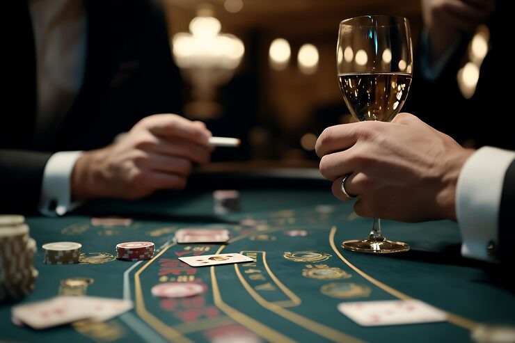 giototo live dice game studio with croupier and dice setup